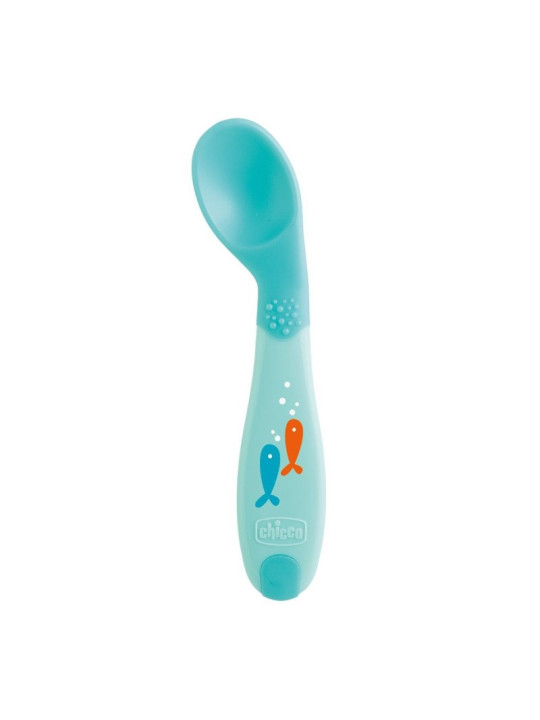 CHICCO CUILLERE SILICONE BOY 8M+ /REF:16100200