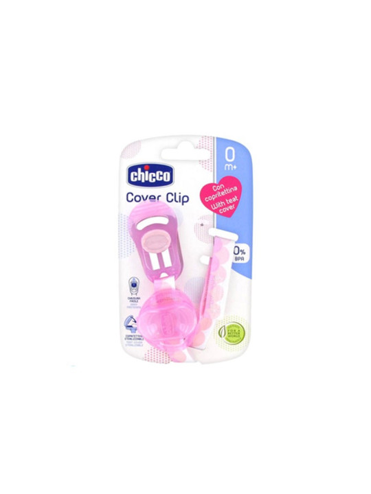 CHICCO ATTACHE SUCET+COUVERC ROSE 72631