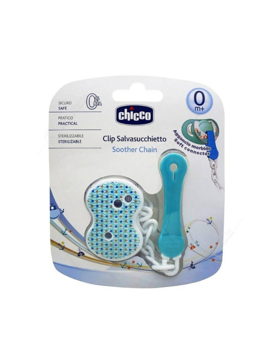 CHICCO ATTACHE SUC CHAINE BLEU 4083