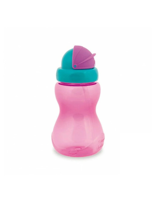 CANPOL BABIES Tasse Sport avec Paille Retractable Rose - 56/109