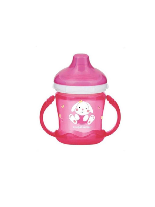 CANPOL BABIES tasse d'apprentissage rose ref.57/300