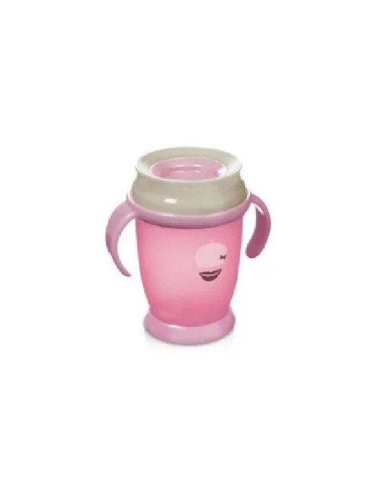 CANPOL BABIES  tasse apprentissage 360°retro pink ref1/583