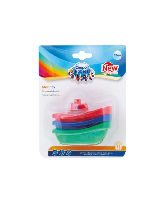 canpol babies set de 3 bateaux de bain REF.56/012