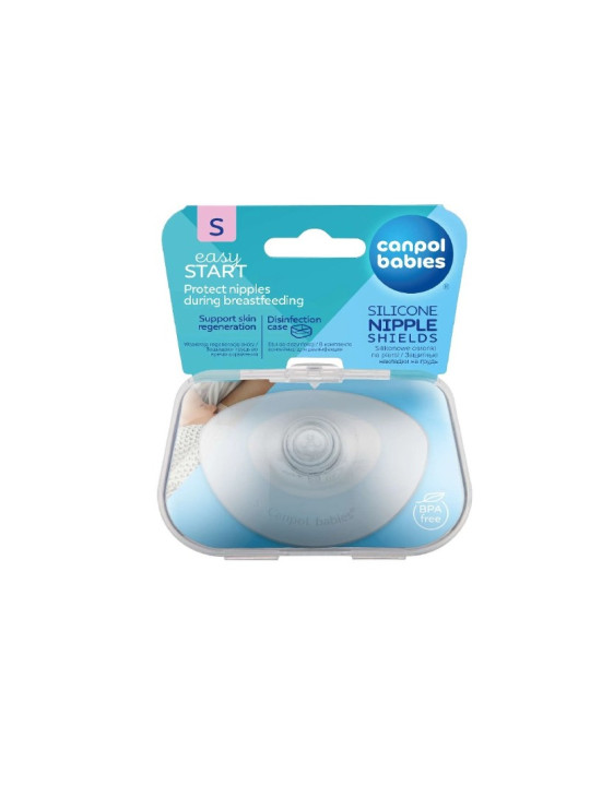 CANPOL BABIES protections de mamelon en silicone "S" BT/2.REF.18/602
