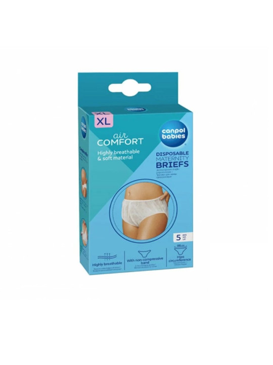 CANPOL BABIES  culottes de maternite jetable bt/5   "xl"