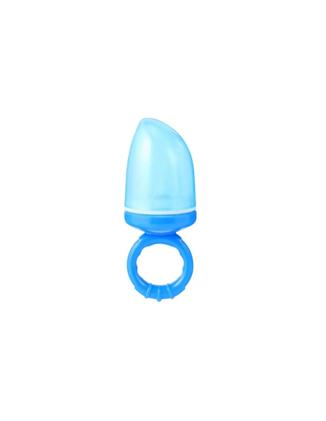 BABY PUR SUCETTE A FRUITS EN SILICONNE 4M+ (rose / bleu )