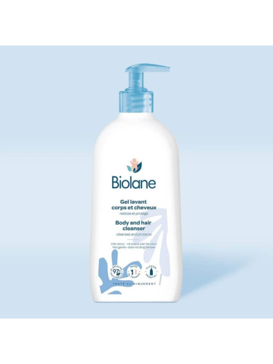 BIOLANE GEL LAVANT CORPS ET CHEVEUX 750ML