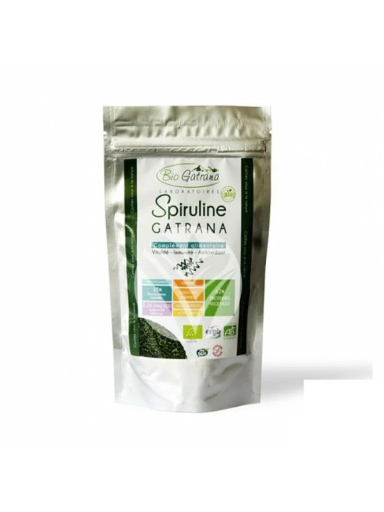 BIO GATRANA spiruline paillettes sachet 100 gr
