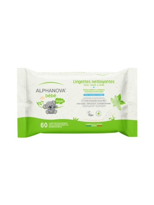 ALPHANOVA LINGETTES BOITES 60