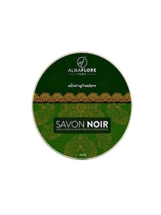 ALMAFLORE SAVON NOIR A  L'EUCALYPTUS 150 GR