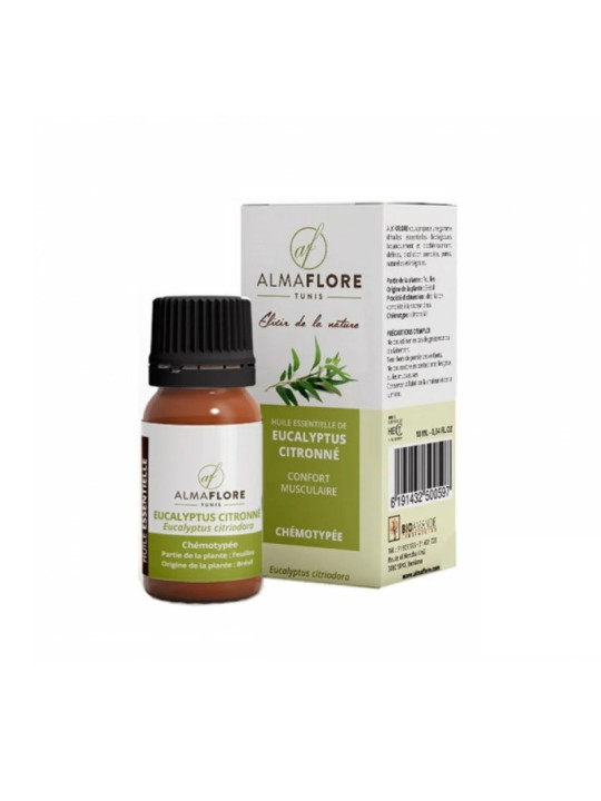 ALMAFLORE HUILE ESSENTIELLE D'EUKALYPTUS CITRONE 10 ML