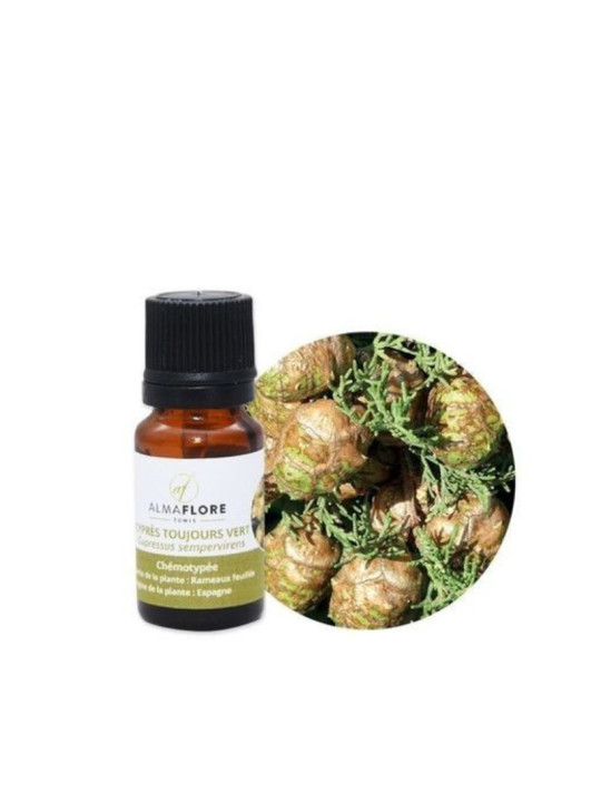 ALMAFLORE HUILE ESSENTIELLE DE CYPRES TOUJOURS VERT