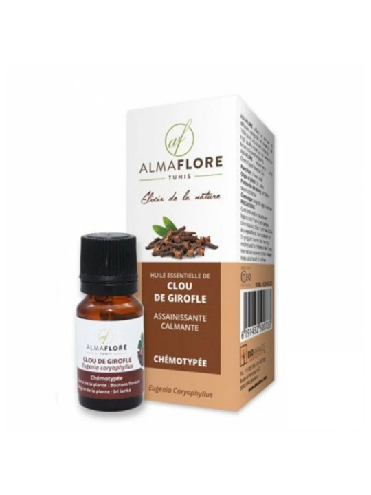ALMAFLORE HUILE ESSENTIELLE DE CLOU DE GIROFLE 10 ML