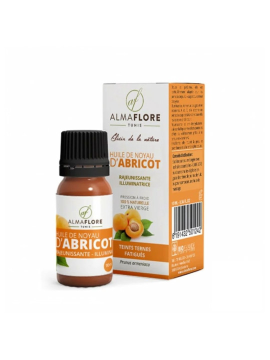 ALMAFLORE HUILE DE NOYAU D'ABRICOT 10 ML