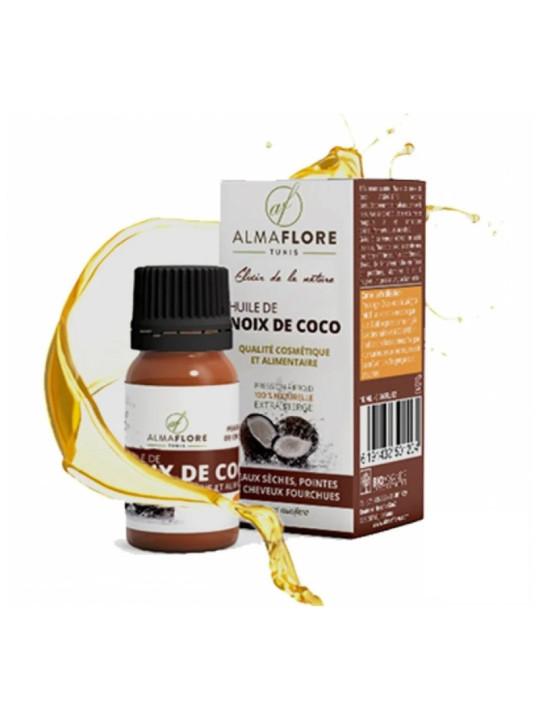 ALMAFLORE HUILE DE NOIX DE COCO 10 ML