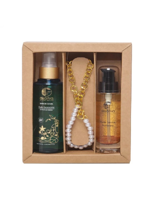 ALANIA coffret neroli (bain sol+huile pailletee)
