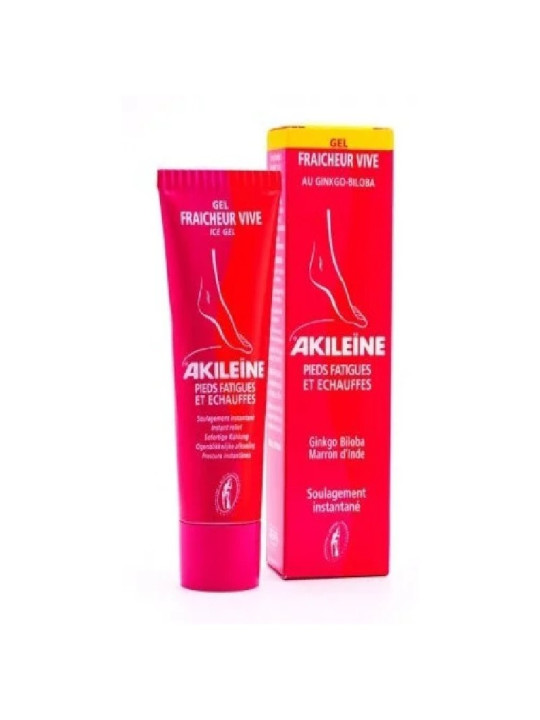 AKILEINE gel fraicheur pieds fatigues et echauffes 50ml