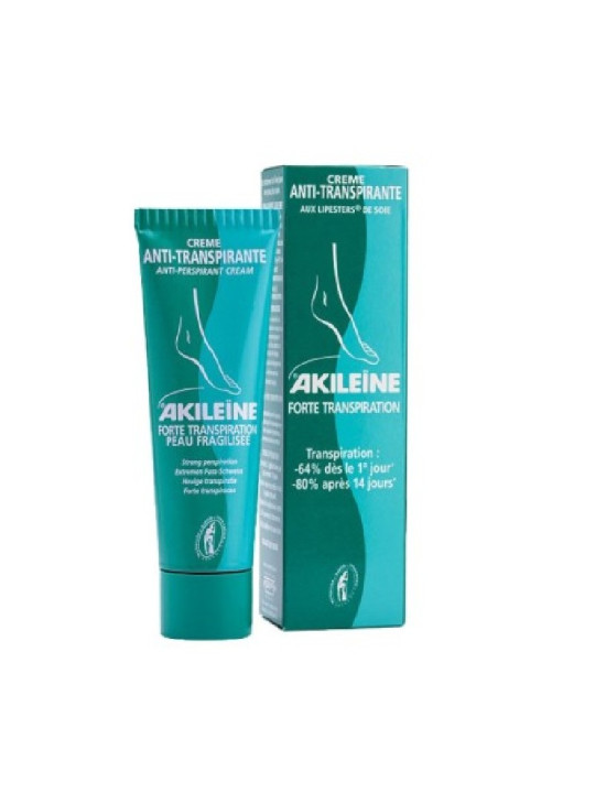 AKILEINE creme anti transpirante peaux fragilisees 50ml