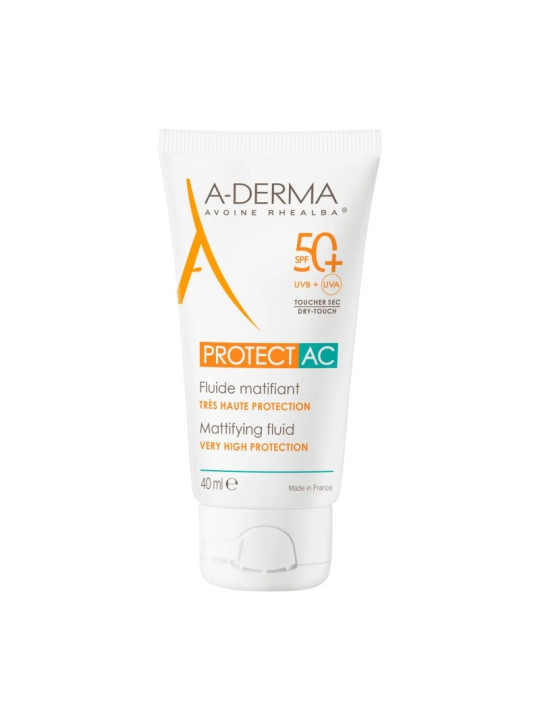 ADERMA ECRAN PROTECT FLUIDE MAT AC 40ML SPF 50