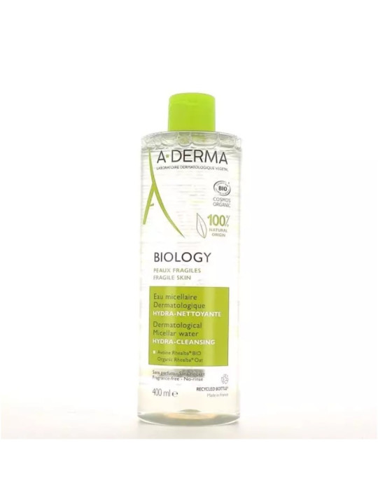 A-DERMA BIOLOGY EAU MICELLAIRE DERMATOLOGIQUE HYDRA-NETTOYANTE 200ML