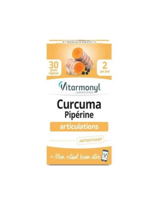 VITAVIA Curcuma Pipérine 30 Gelules