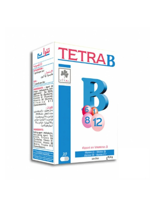 VITAL TETRA B - 30 Gelules
