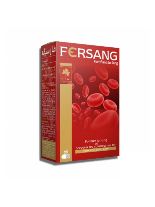VITAL FERSANG Fortifiant du Sang - 60 Gelules