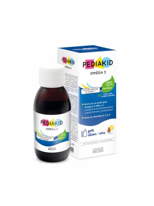 Pediakid Omega 3 Sirop 125ML - Gout Citron Cola