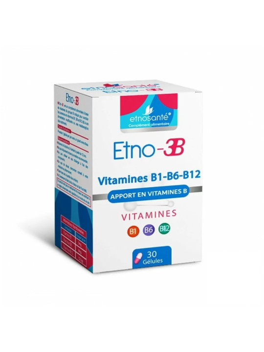 ETNOSANTE ETNO-3B Apport en vitamines B - 30 GELULES