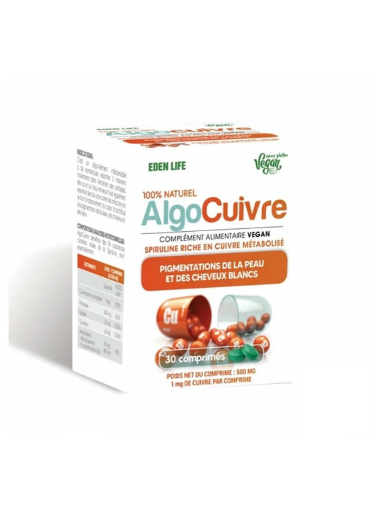 Eden Life AlgoCuivre 30 comprimés