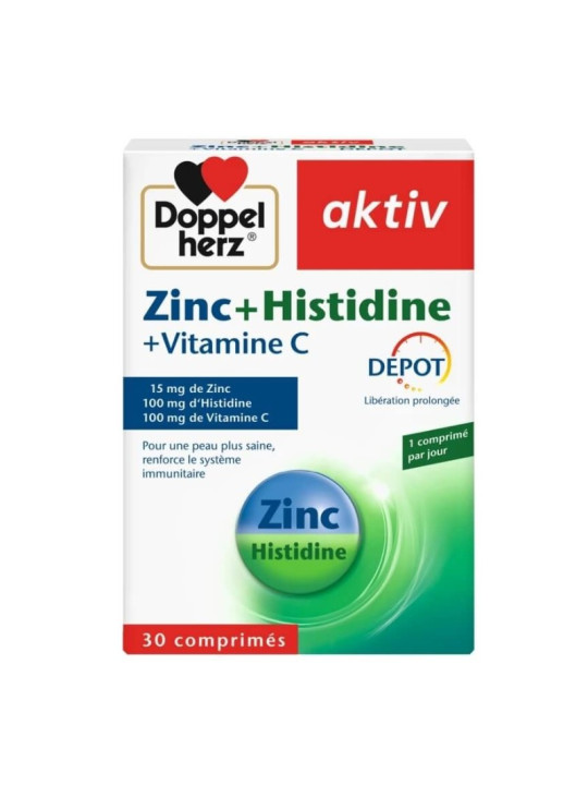 AKTIV ZINC + HISTIDINE + VITAMINE C 30 COMPRIMES