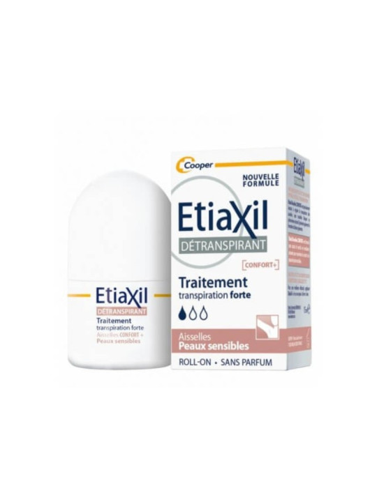ETIAXIL ROLL-ON CONFORT+ DETRANSPIRANT AISSELLES PEAUX SENSIBLES 15ML
