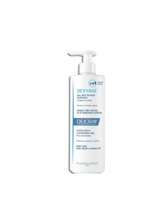 DUCRAY DEXYANE GEL NETTOYANT SURGRAS 400ML