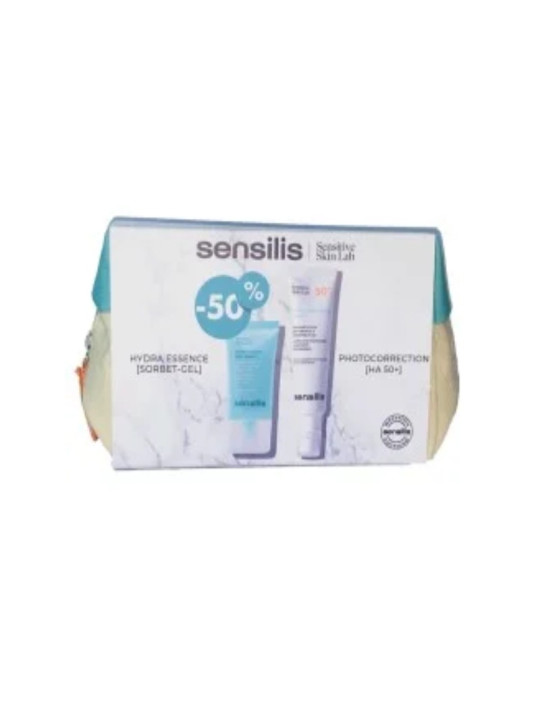 SENSILIS SKIN LAB TROUSSE PHOTOCORRECTION [HA50+] INVISIBLE 50ML+ HYDRA ESSENCE SORBET GEL 40ML(-50%)