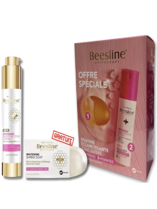 Beesline Coffret Eclaircissant Zone Intime savon gratuit
