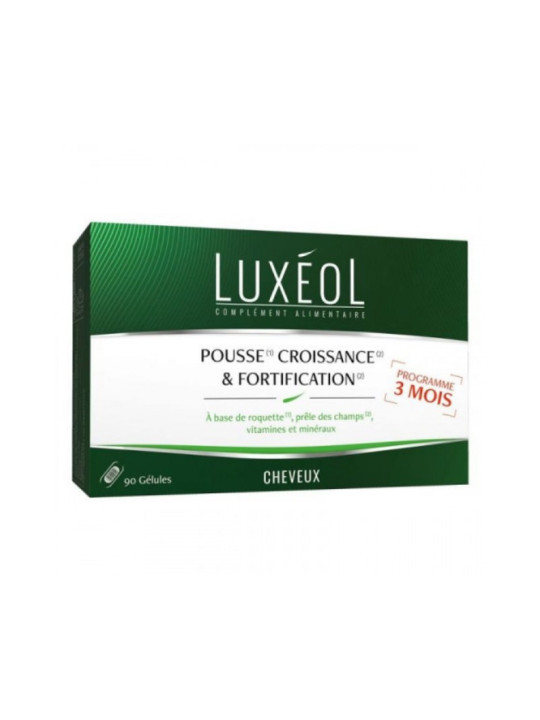 LUXEOL CHEVEUX Pousse, Croissance et Fortification 90 Gélules