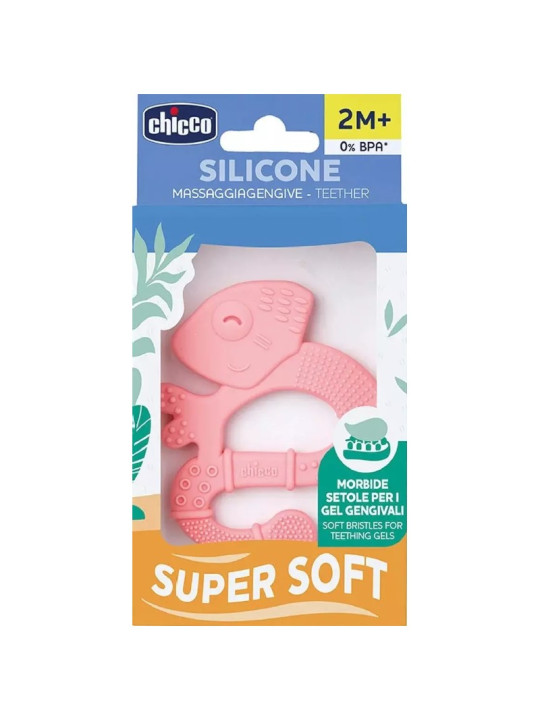 Chicco anneau de dentition iguane 2M+ rose