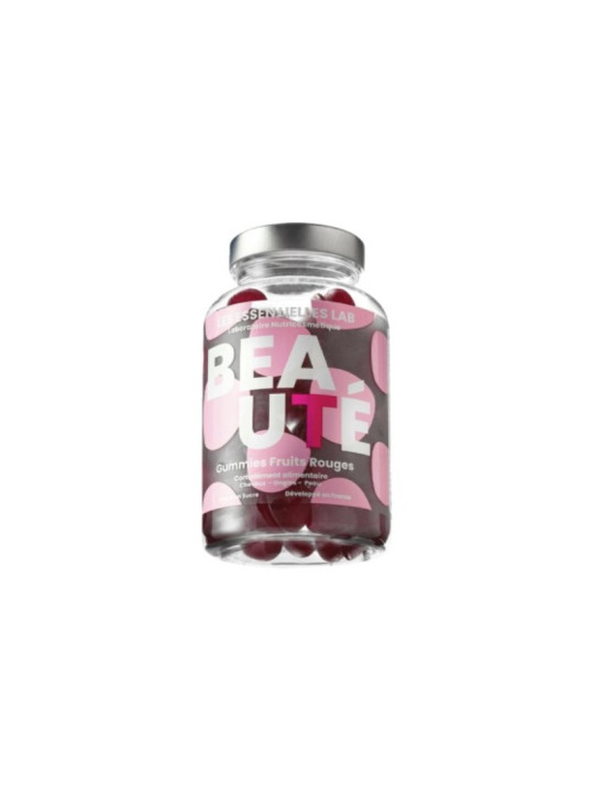 LES ESSENTIELLES LAB BEAUTE GUMMIES FRUITS ROUGES BT/60