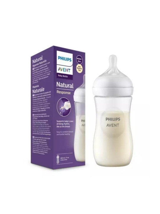 AVENT BIB NATURAL 3M+ 330ML SCF906/01