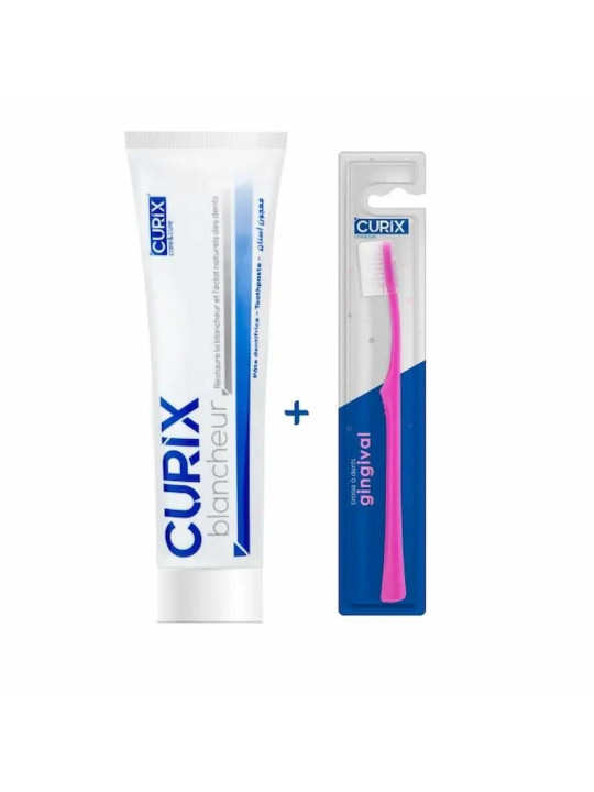 CURIX DENT BLANCHEUR 75ML+ BROSSE A DENTS