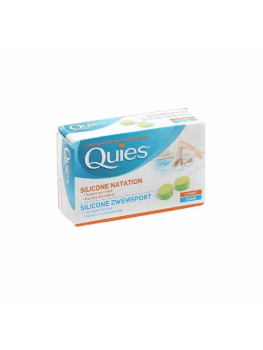 BOULLE QUIES STAND SILICONE NATATION BT/3 PAIRES