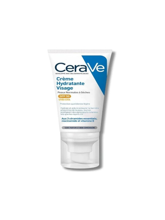 CERAVE CREME HYDRATANTE VISAGE SPF50 52ML