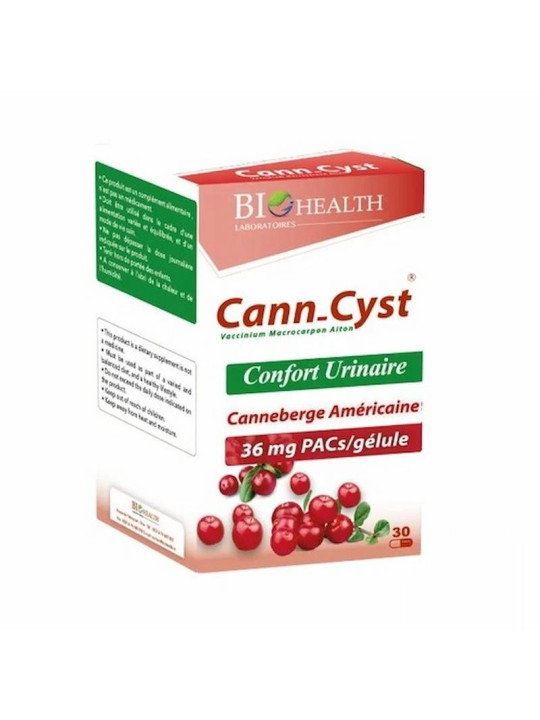 BIOHEALTH CANN-CYST CONFORT URINAIRE BT 30 GELULES