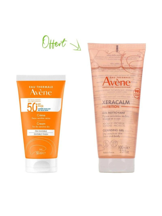 AVENE Pack Crème SPF50+Gel Net Xeracalm OFFERT
