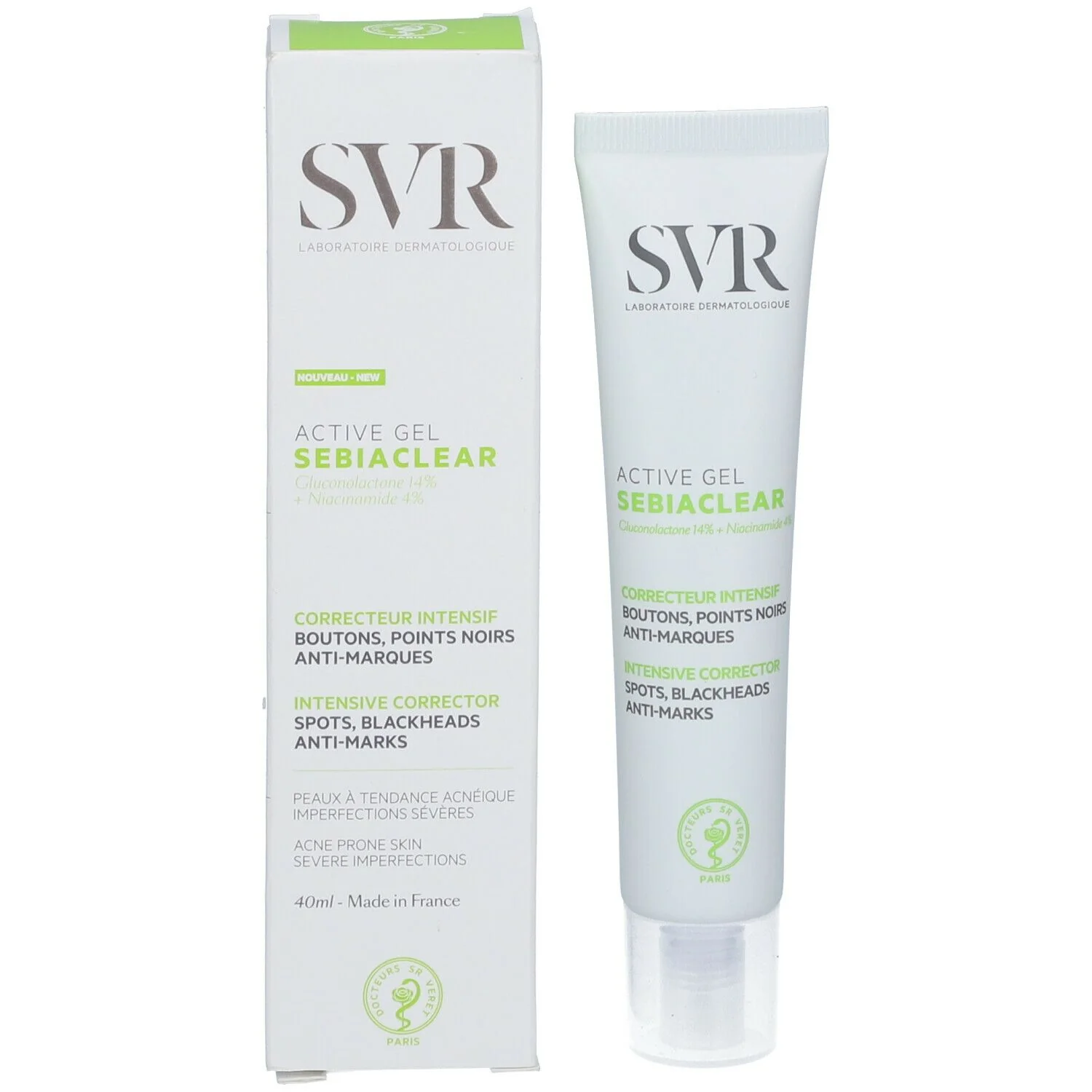 SVR sebiaclear active gel 40ml