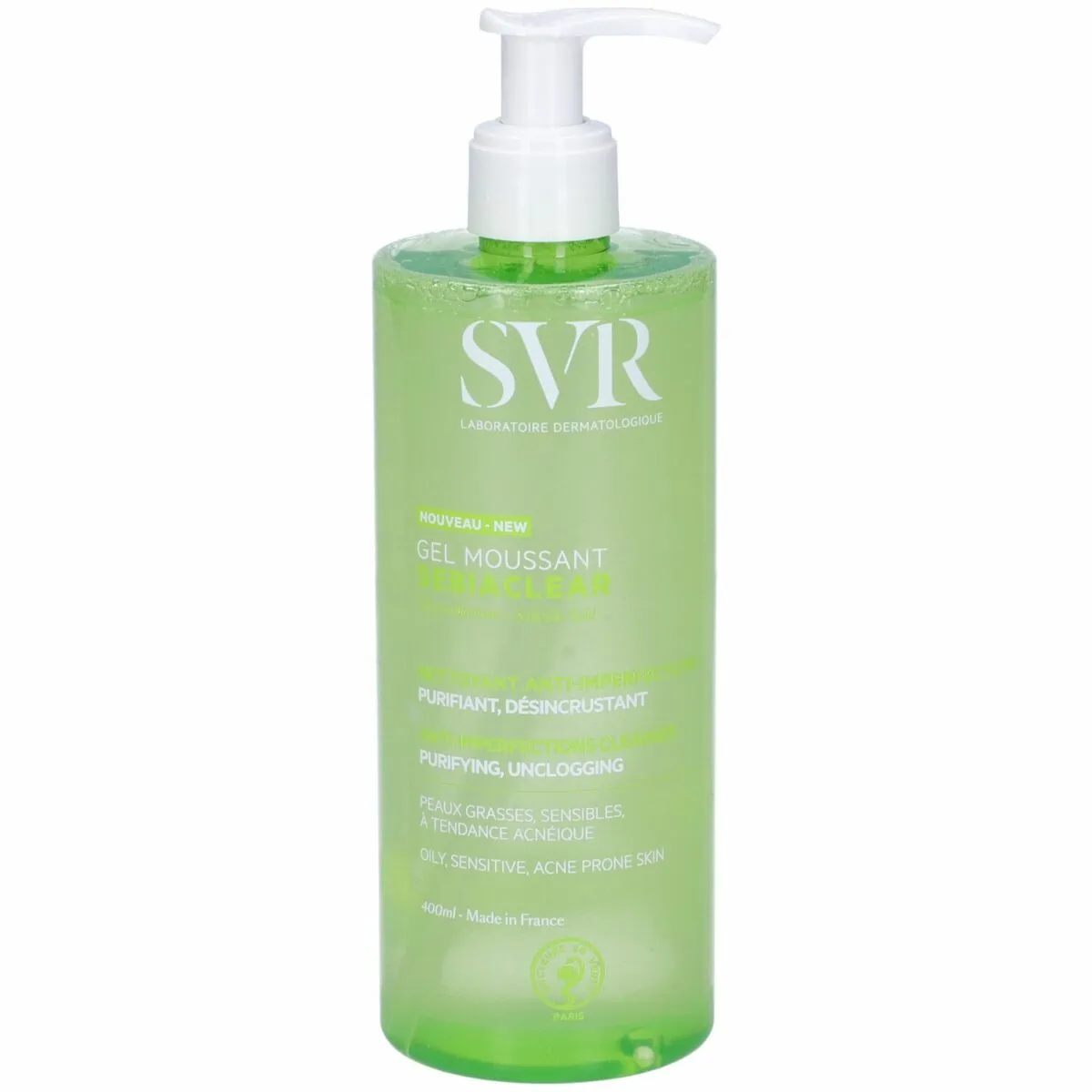 SVR sebiaclear gel moussant 400 ml