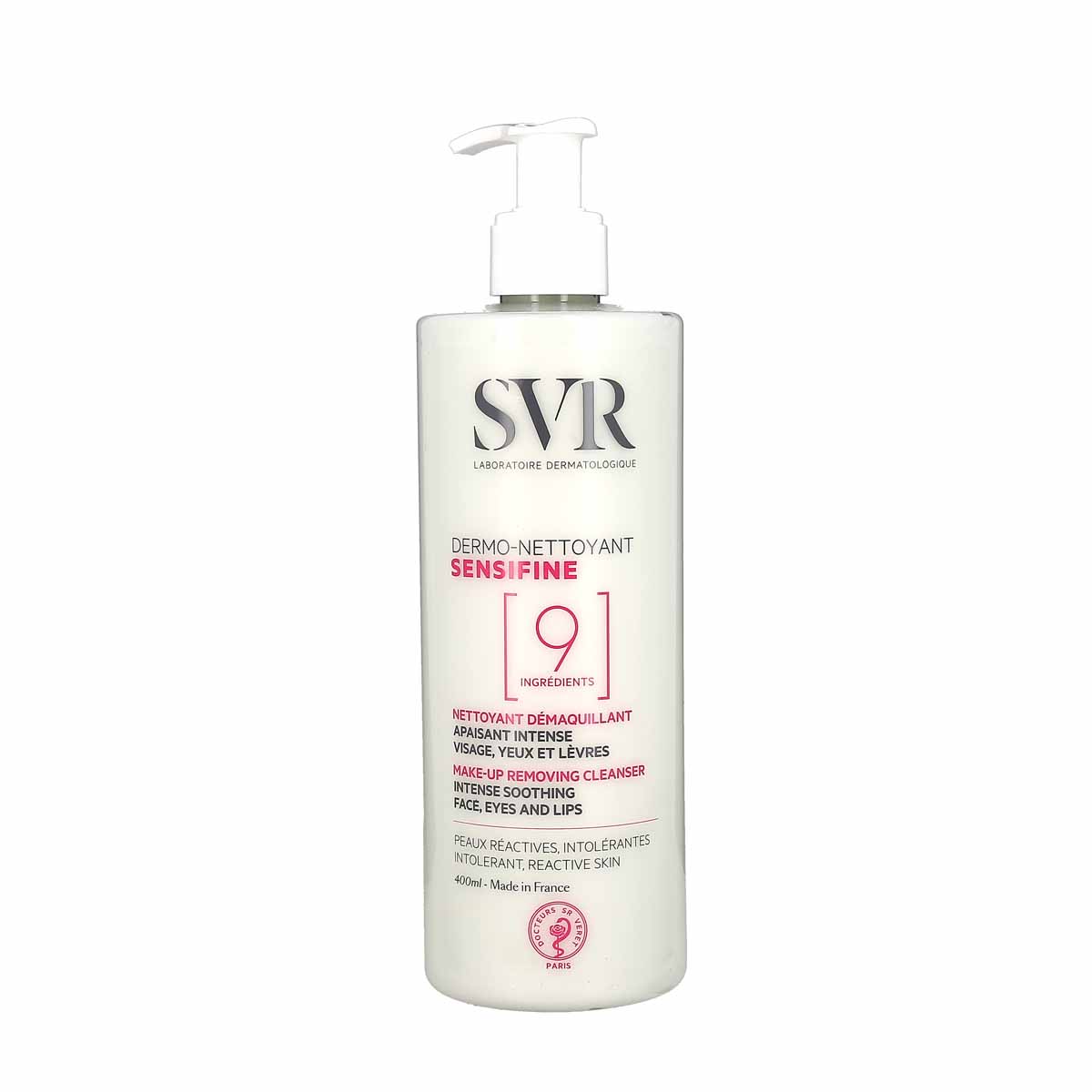 SVR sensifine dermo nettoyant 400ml