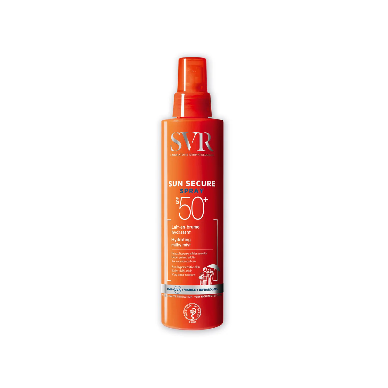 SVR sun secure spf50+ spray 200 ml