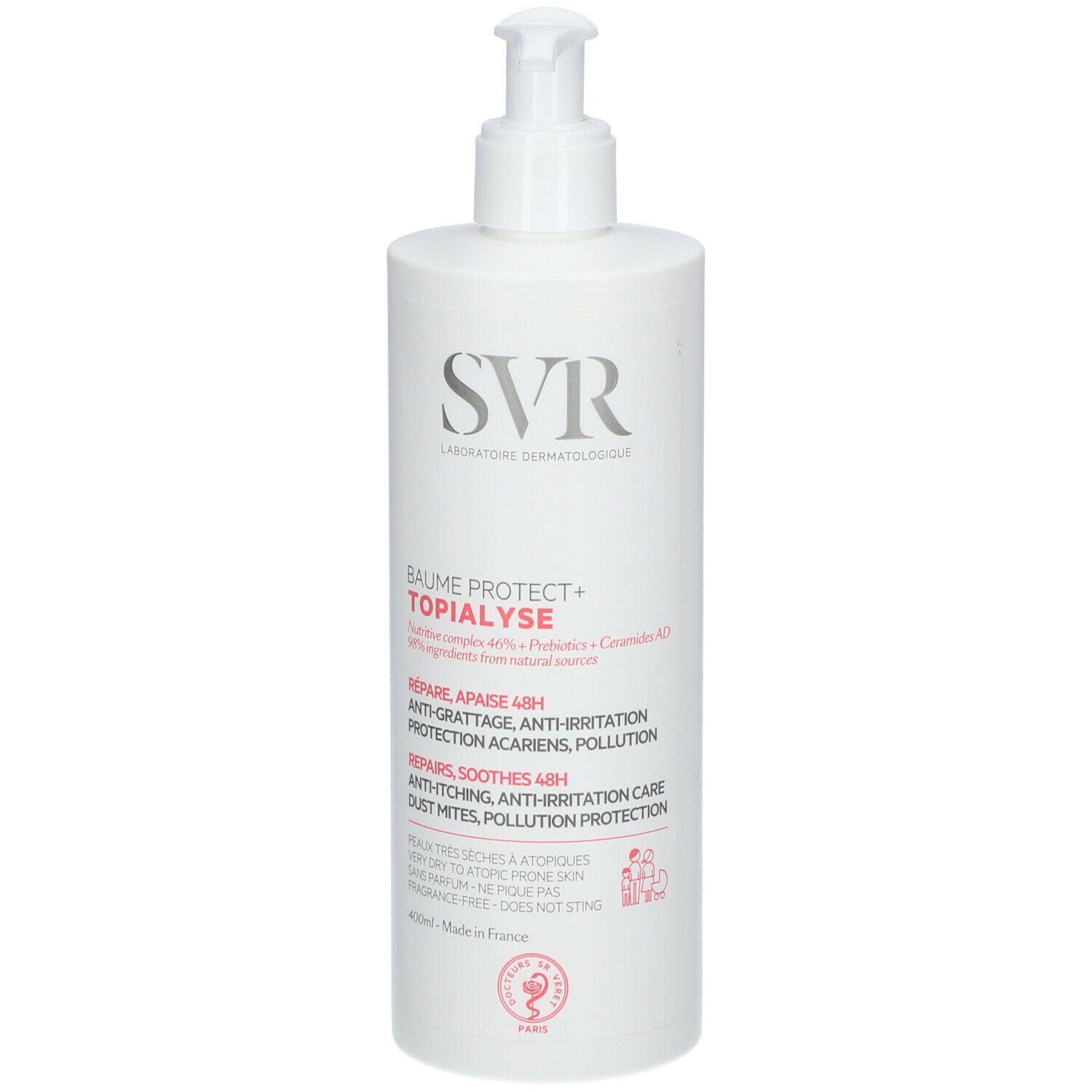 SVR topialyse Baume Protect+ 400 ml