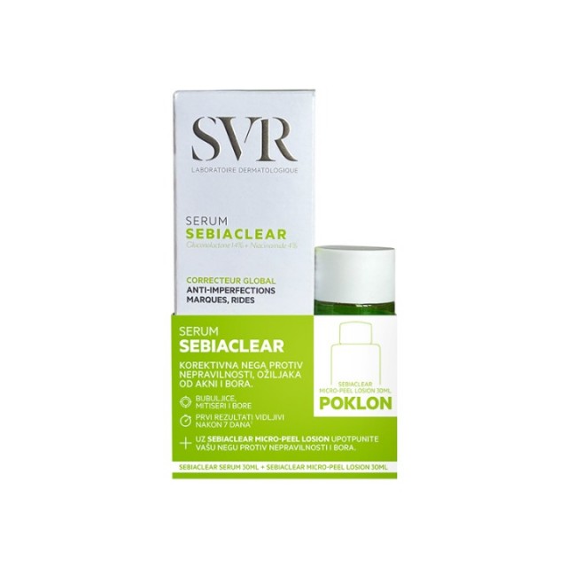 SVR Sebiaclear Serum 30ml + Micro Peel 30 ml Offert